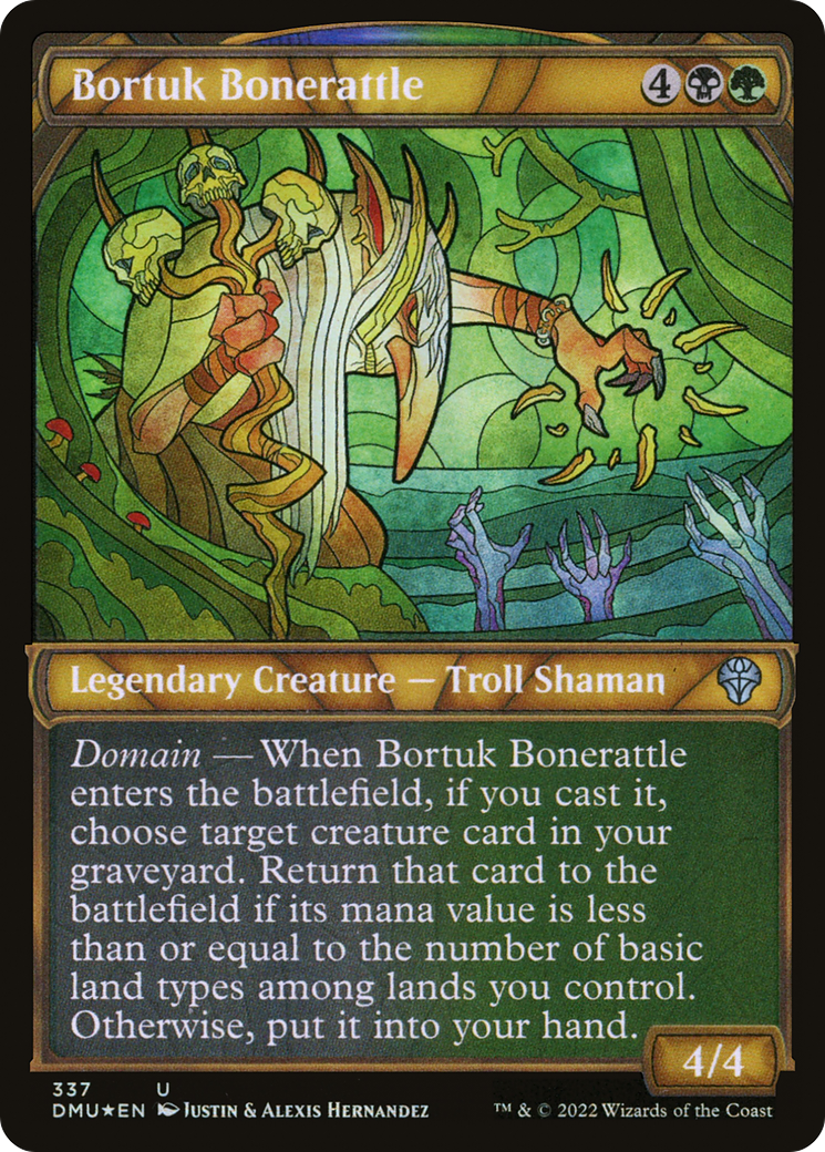 Bortuk Bonerattle (337) (Showcase) - Textured Foil
