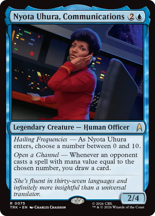 Nyota Uhura, Communications (TRK)