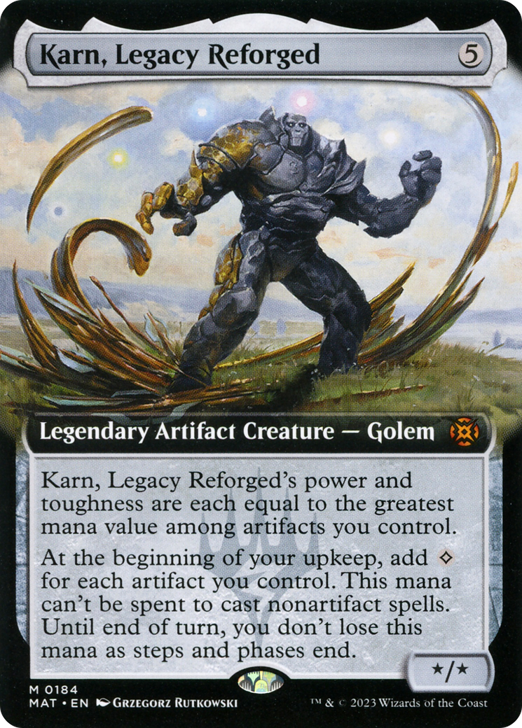 Karn, Legacy Reforged (0184) (Extended Art)