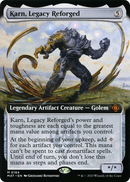 Karn, Legacy Reforged (0184) (Extended Art)