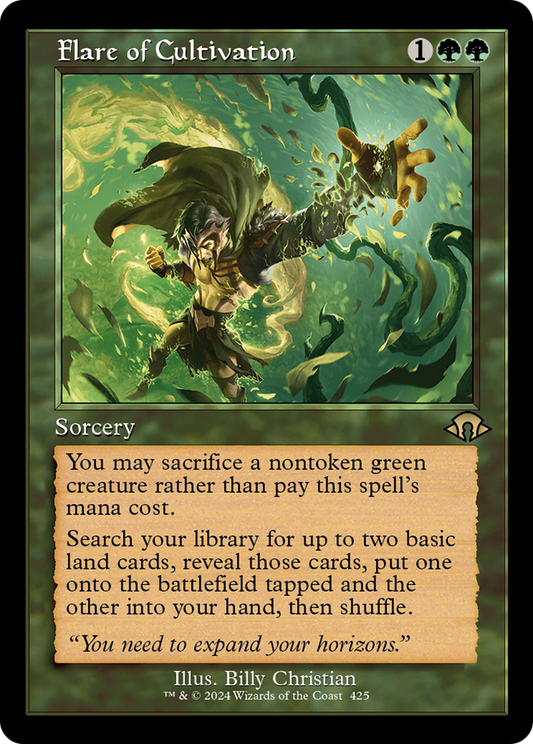 Flare of Cultivation (0425) (Retro Frame) - Foil