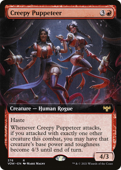Creepy Puppeteer (376) (Extended Art) - Foil