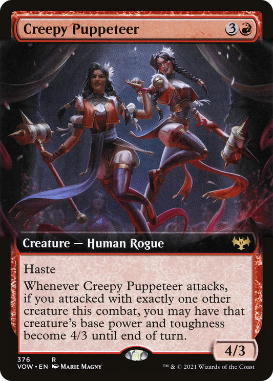 Creepy Puppeteer (376) (Extended Art) - Foil