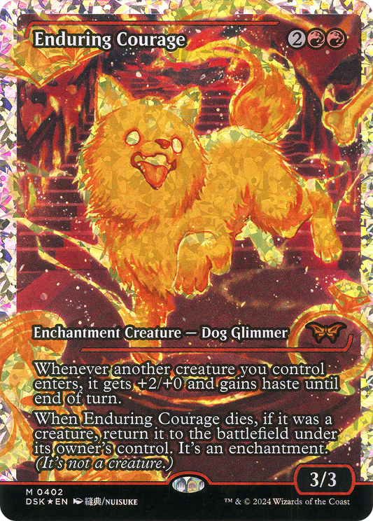 Enduring Courage (0402) (Showcase) - Fracture Foil