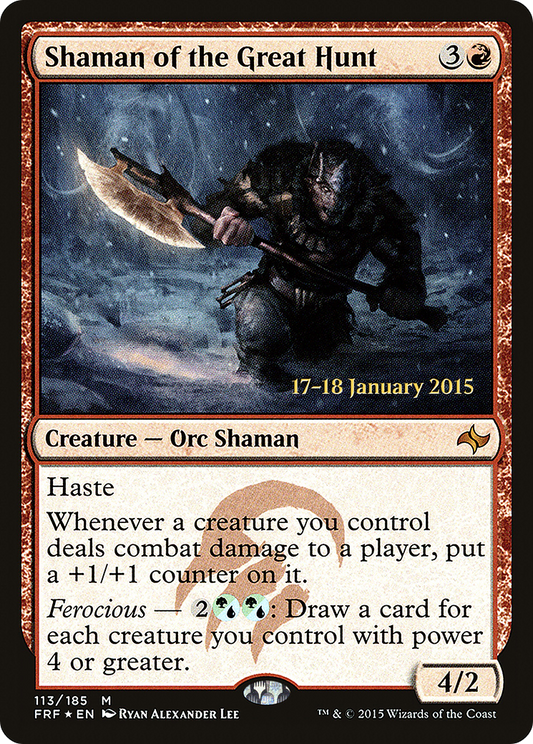 Shaman of the Great Hunt (113) (Prerelease) - Foil