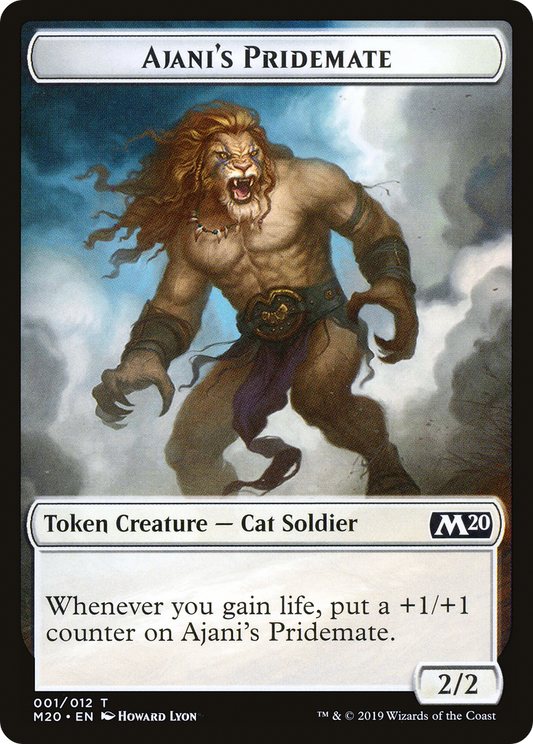 Ajani's Pridemate Token (001)