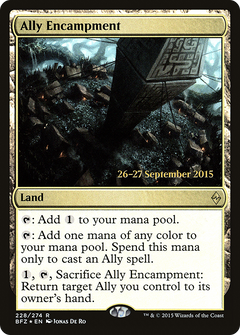 Ally Encampment (228) (Prerelease) - Foil