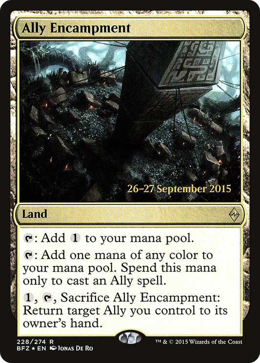 Ally Encampment (228) (Prerelease) - Foil