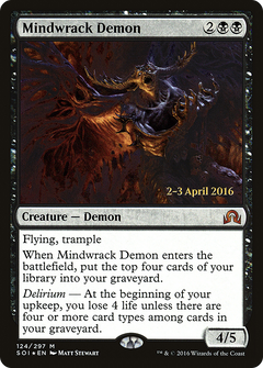 Mindwrack Demon (124) (Prerelease) - Foil