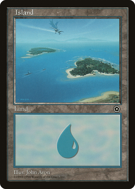 Island (Creature in Sky Top-Left)