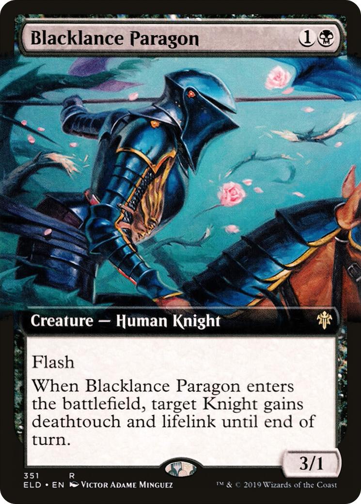 Blacklance Paragon (351) (Extended Art) - Foil