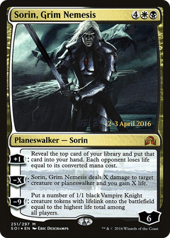 Sorin, Grim Nemesis (251) (Prerelease) - Foil