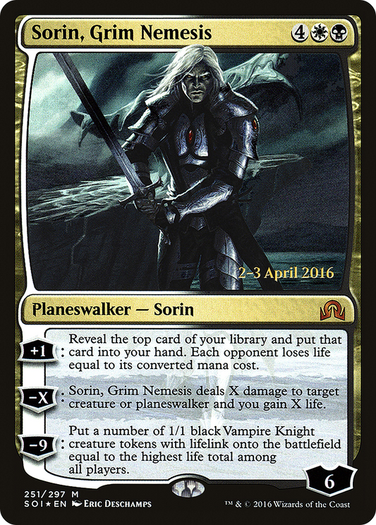 Sorin, Grim Nemesis (251) (Prerelease) - Foil