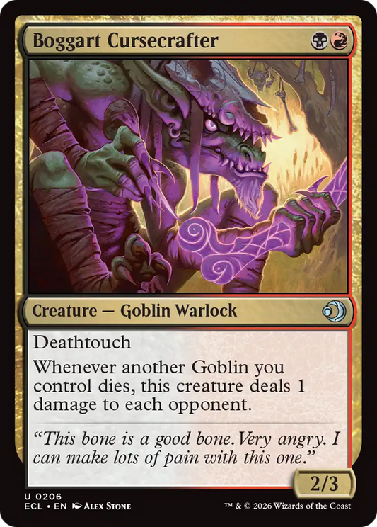 Boggart Cursecrafter (0206) (ECL) - Foil