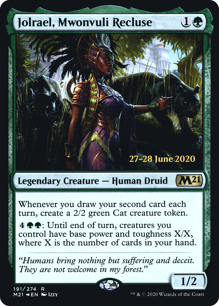 Jolrael, Mwonvuli Recluse (191) (Prerelease) - Foil