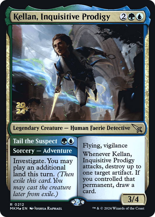 Kellan, Inquisitive Prodigy (0212) (Prerelease) - Foil