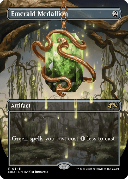 Emerald Medallion (0345) (Borderless) - Foil