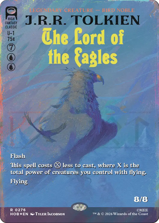 The Lord of the Eagles (0276) (Borderless) (Book Cover) (HOB) - Surge Foil