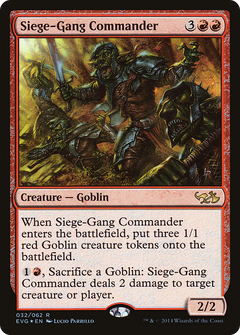 Siege-Gang Commander - Foil