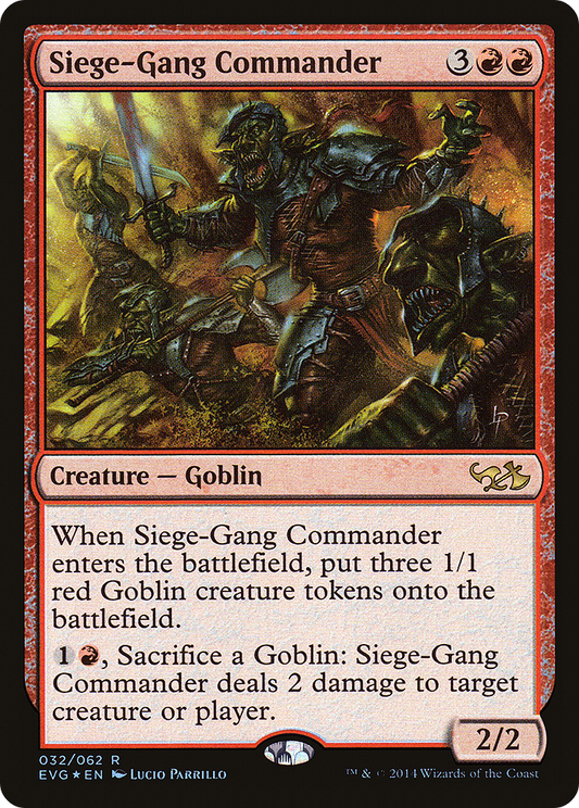 Siege-Gang Commander - Foil