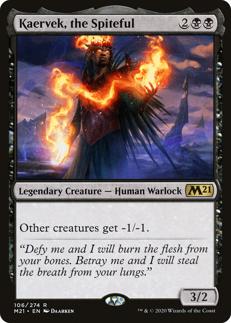 Kaervek, the Spiteful - Foil