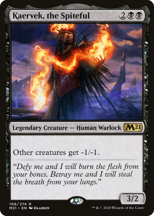 Kaervek, the Spiteful - Foil