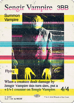 Sengir Vampire (0291) (Showcase) (SLZ)