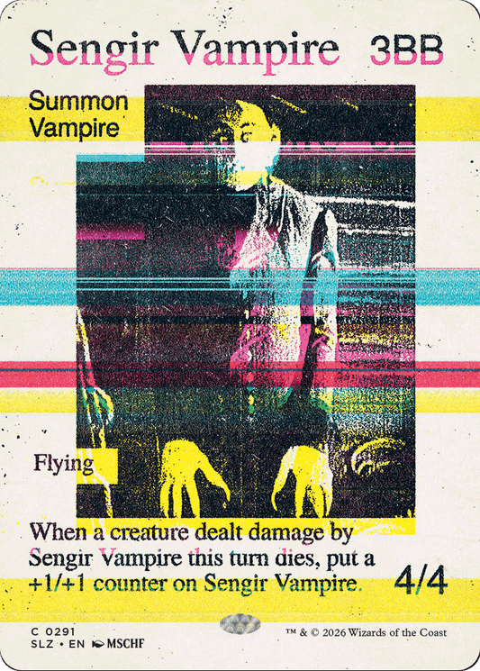 Sengir Vampire (0291) (Showcase) (SLZ)