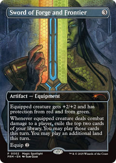 Sword of Forge and Frontier (0002) (Borderless) (Magic Spotlight) - Foil pspl