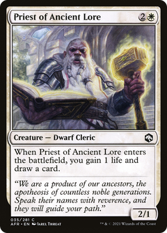 Priest of Ancient Lore - Foil