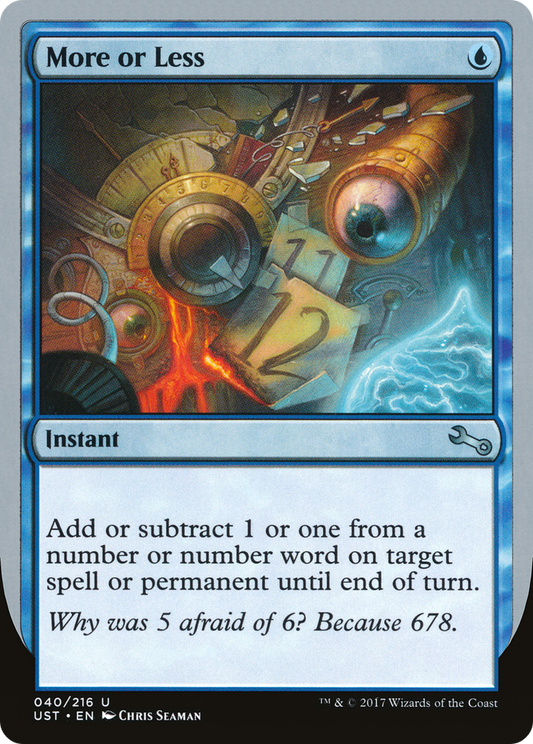 More or Less - Foil