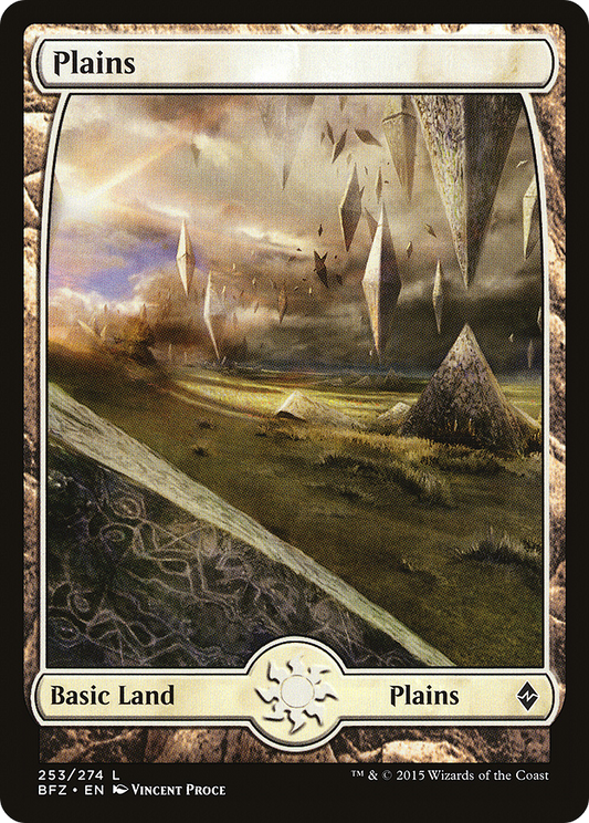 Plains (253) (Full Art) - Foil