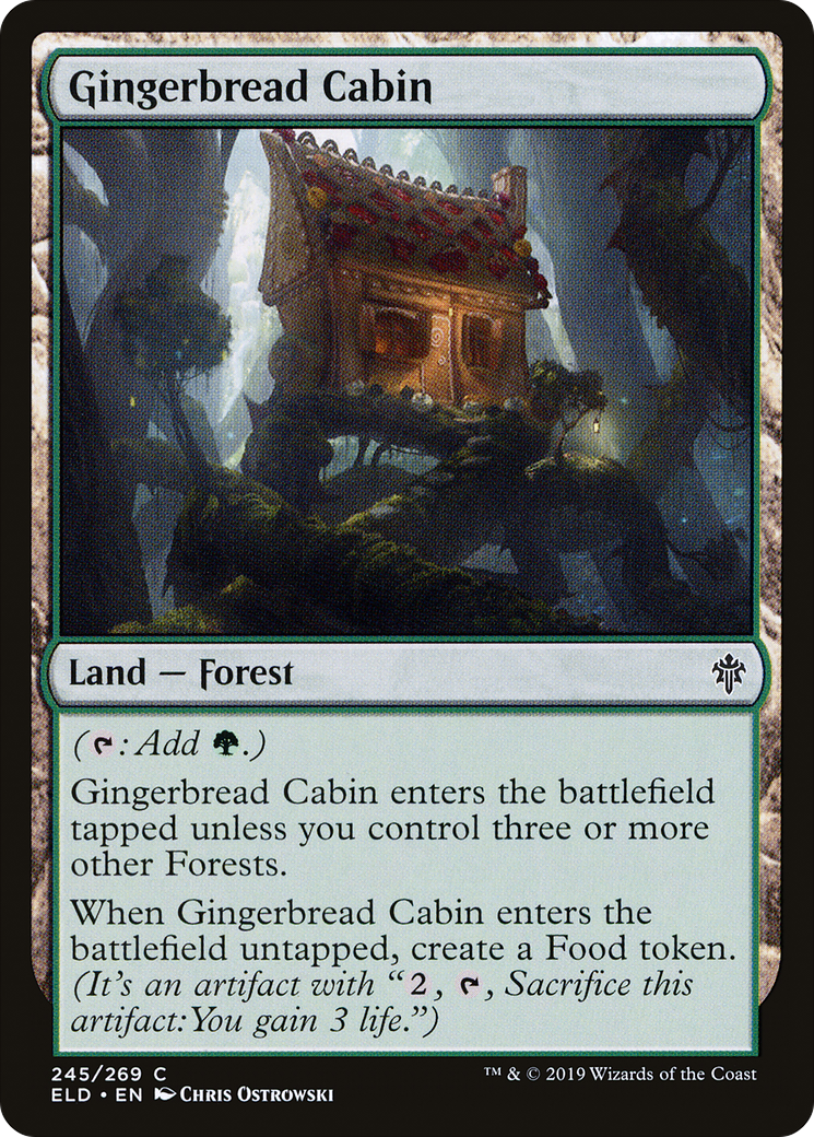 Gingerbread Cabin - Foil