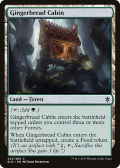Gingerbread Cabin - Foil