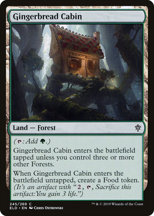 Gingerbread Cabin - Foil