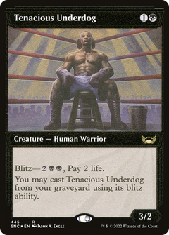 Tenacious Underdog (445) (Showcase) - Foil Etched
