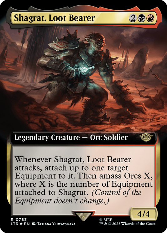 Shagrat, Loot Bearer (0783) (Extended Art) - Surge Foil