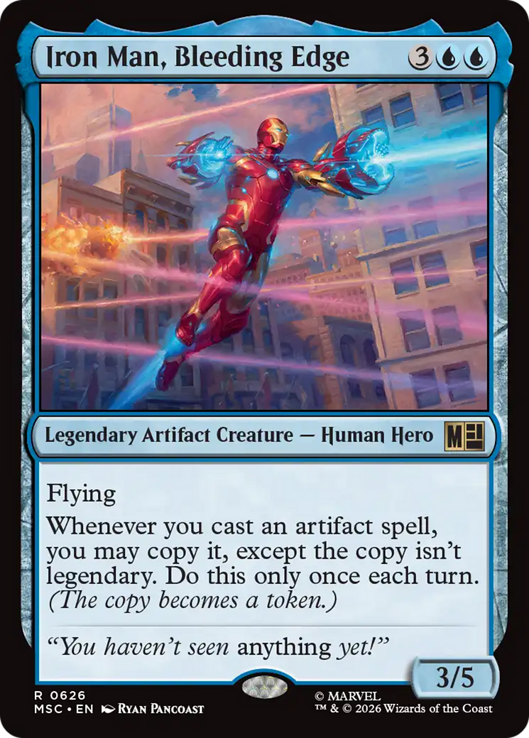 Iron Man, Bleeding Edge (626) (MSC) - Foil