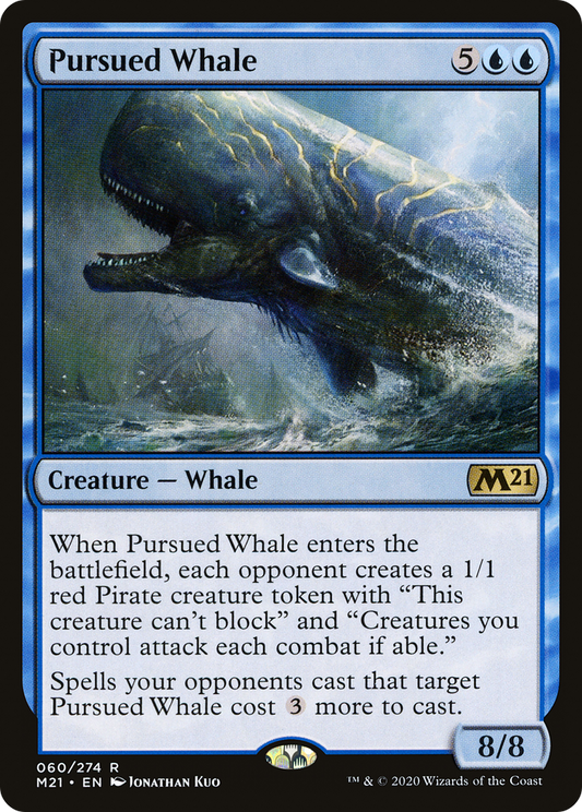 Pursued Whale - Foil