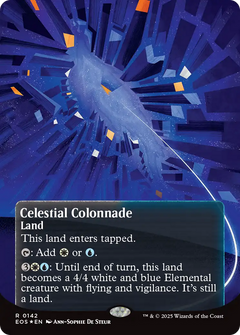 Celestial Colonnade (0142) (Borderless) - Galaxy Foil