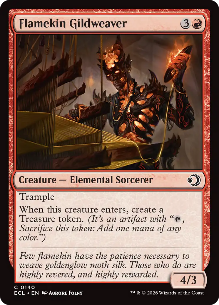 Flamekin Gildweaver (0140) (ECL) - Foil