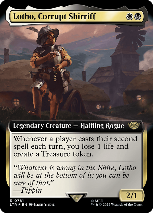 Lotho, Corrupt Shirriff (0781) (Extended Art) - Surge Foil