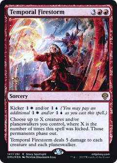 Temporal Firestorm (147) (Prerelease) - Foil