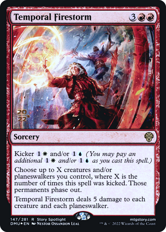 Temporal Firestorm (147) (Prerelease) - Foil