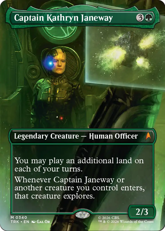 Captain Kathryn Janeway (0340) (Borderless) (TRK)