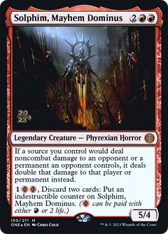 Solphim, Mayhem Dominus (150) (Prerelease) - Foil