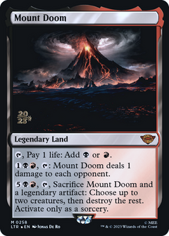 Mount Doom (0258) (Prerelease) - Foil