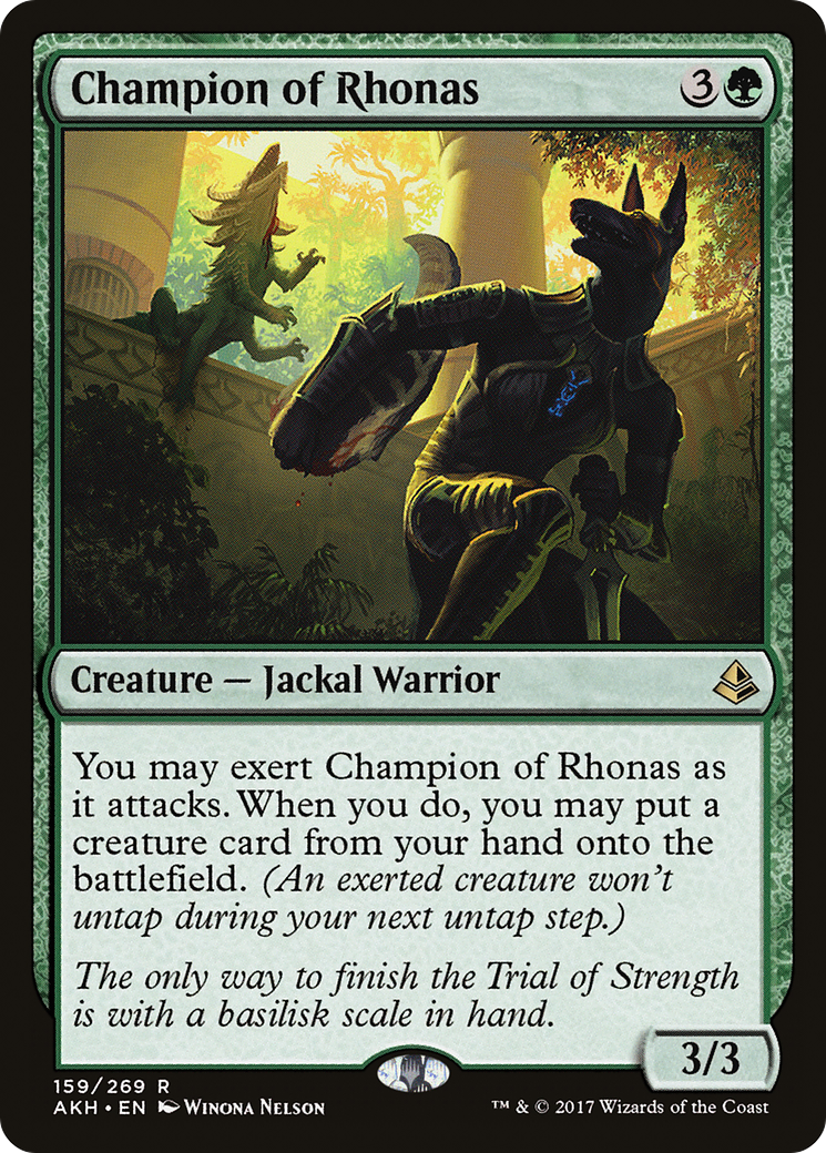 Champion of Rhonas - Foil