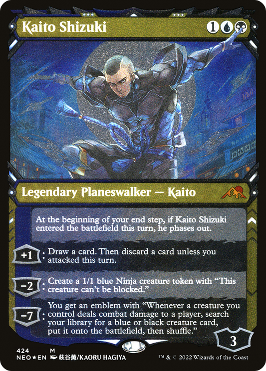 Kaito Shizuki (424) (Showcase) - Foil Etched