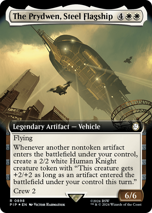 The Prydwen, Steel Flagship (0898) (Extended Art) - Surge Foil